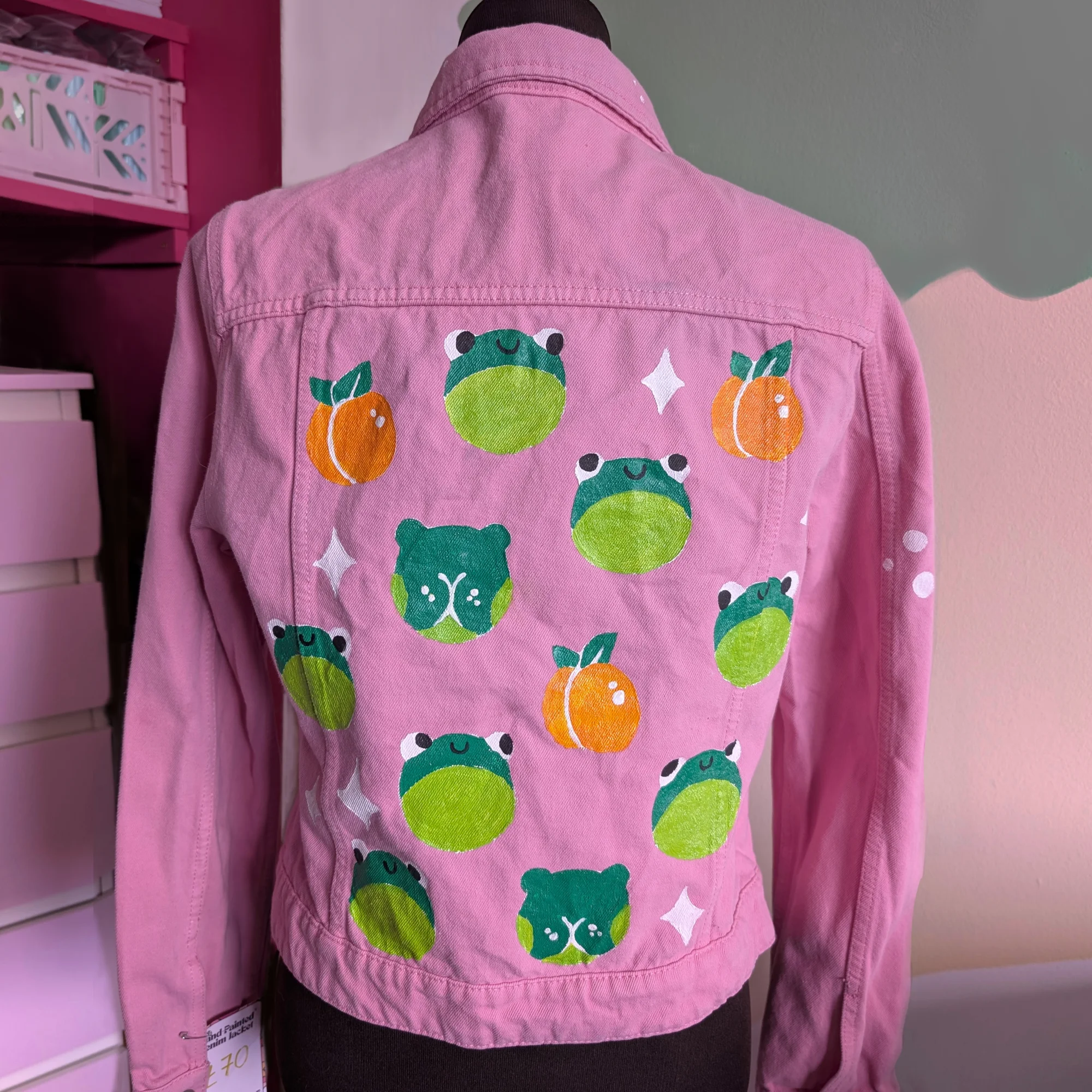 Special Hand-Painted Denim Jacket