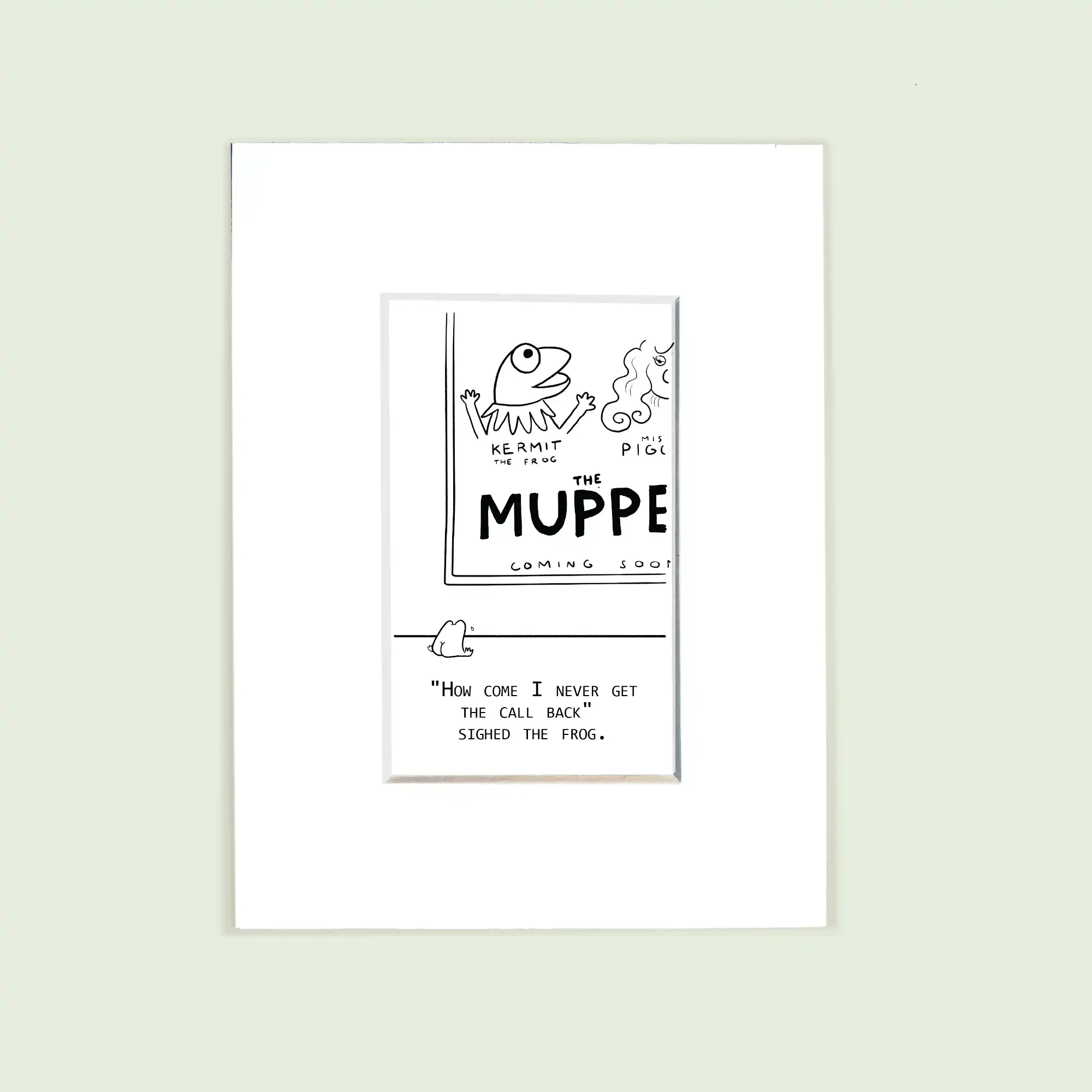 “The Muppets” Existential Frog Microprint