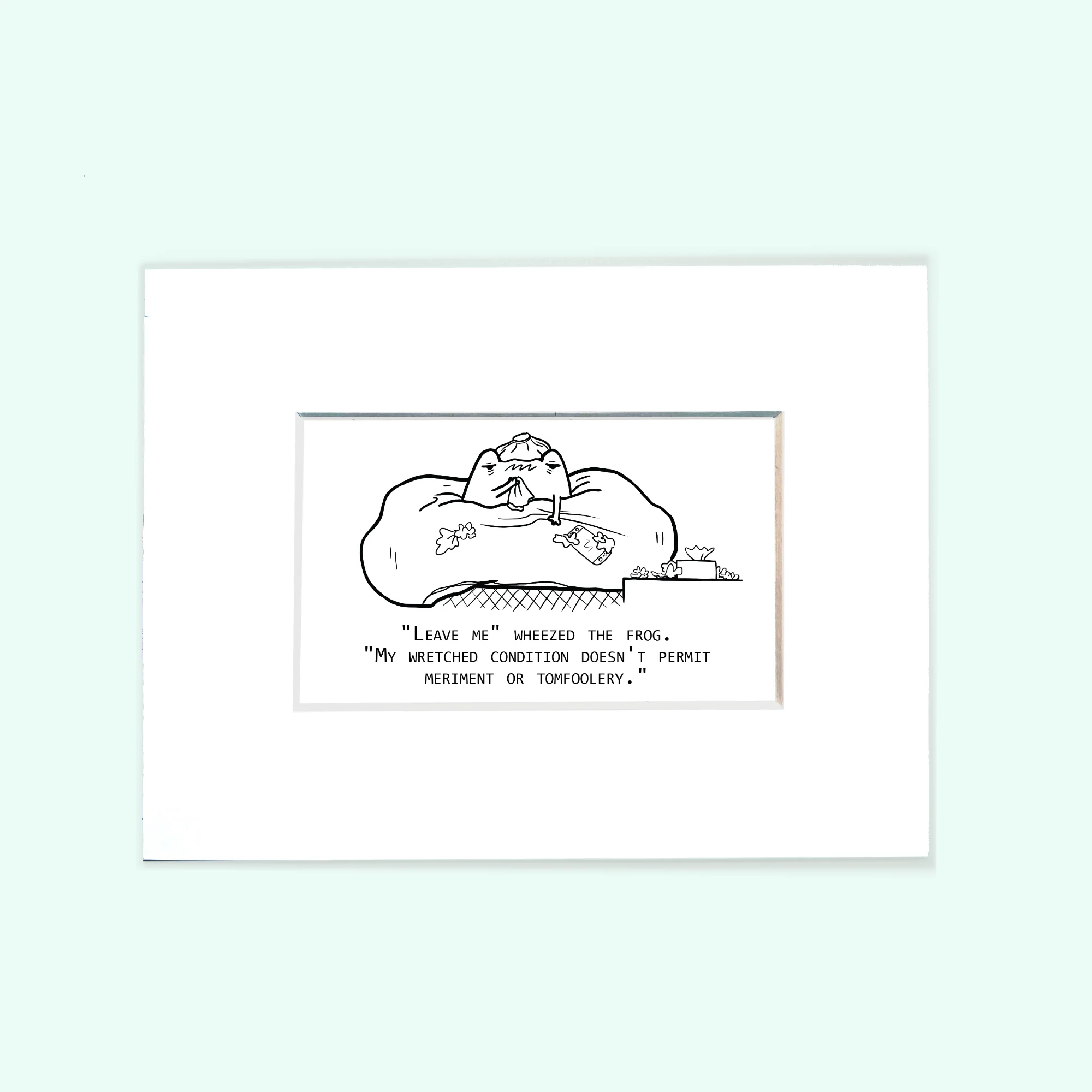 “The Disease” Existential Frogs Microprint