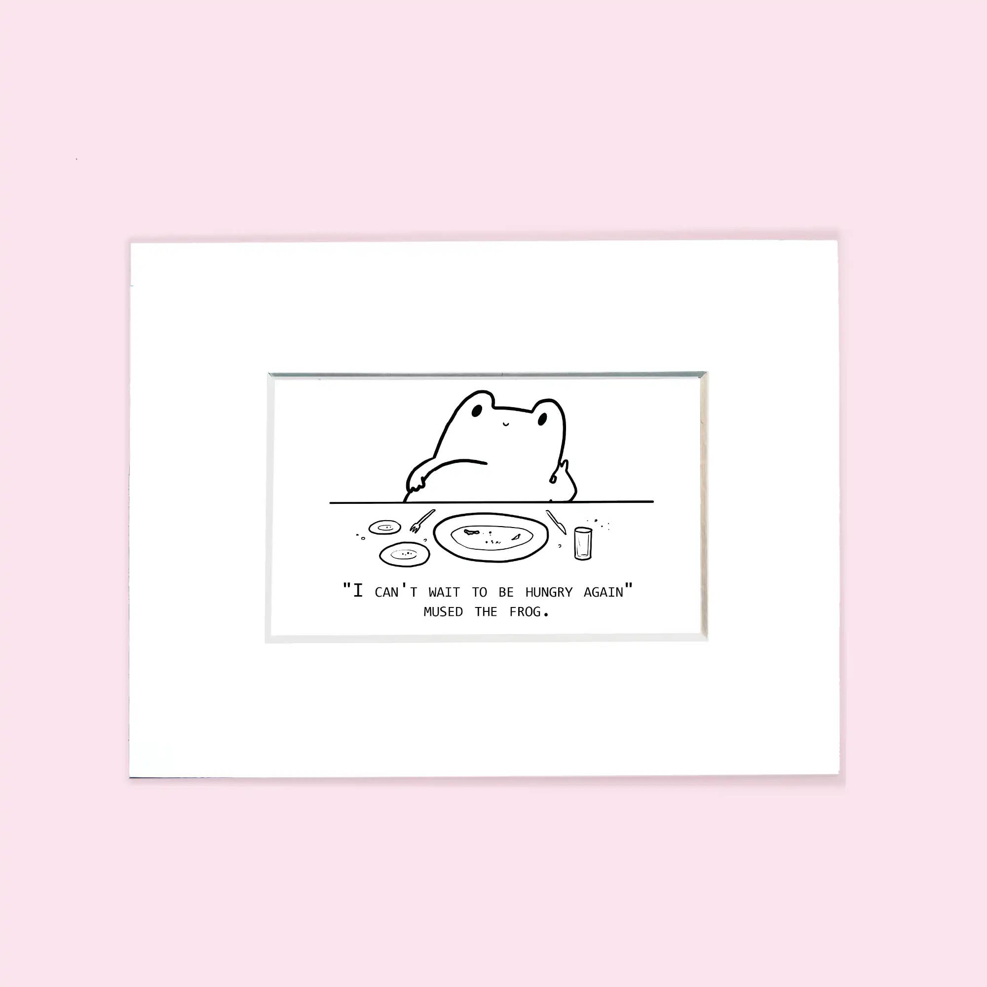 “The Hunger” Existential Frogs Microprint