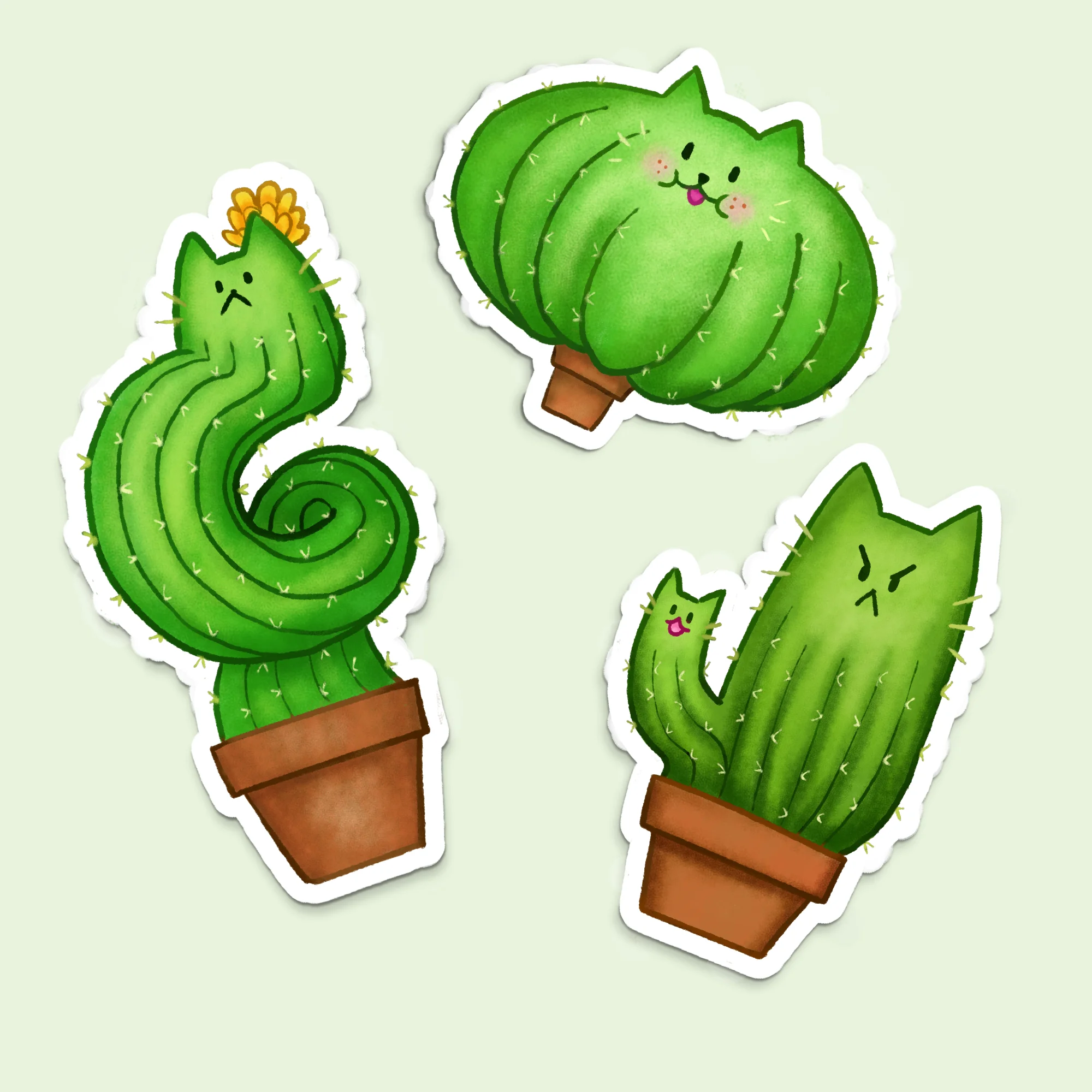 Catcus Vinyl Stickers