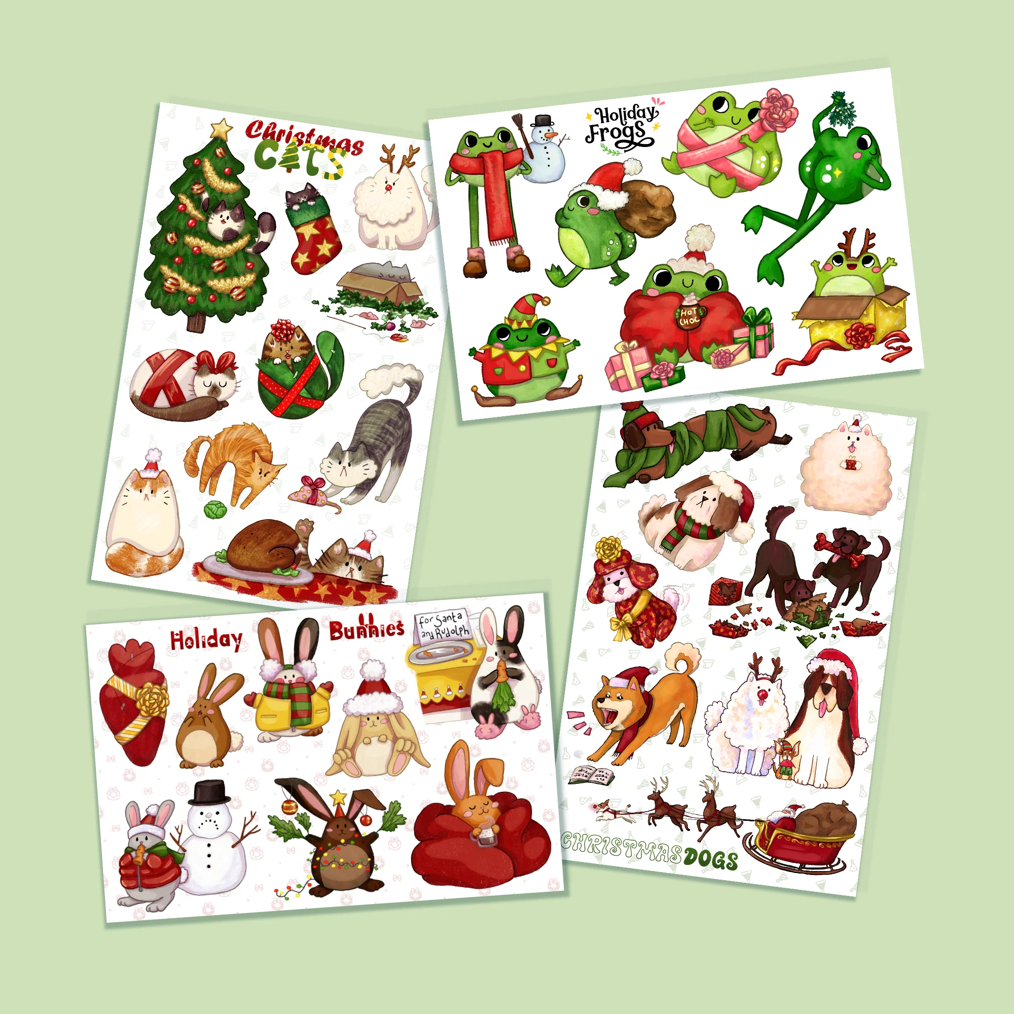 Christmas Sticker Sheets