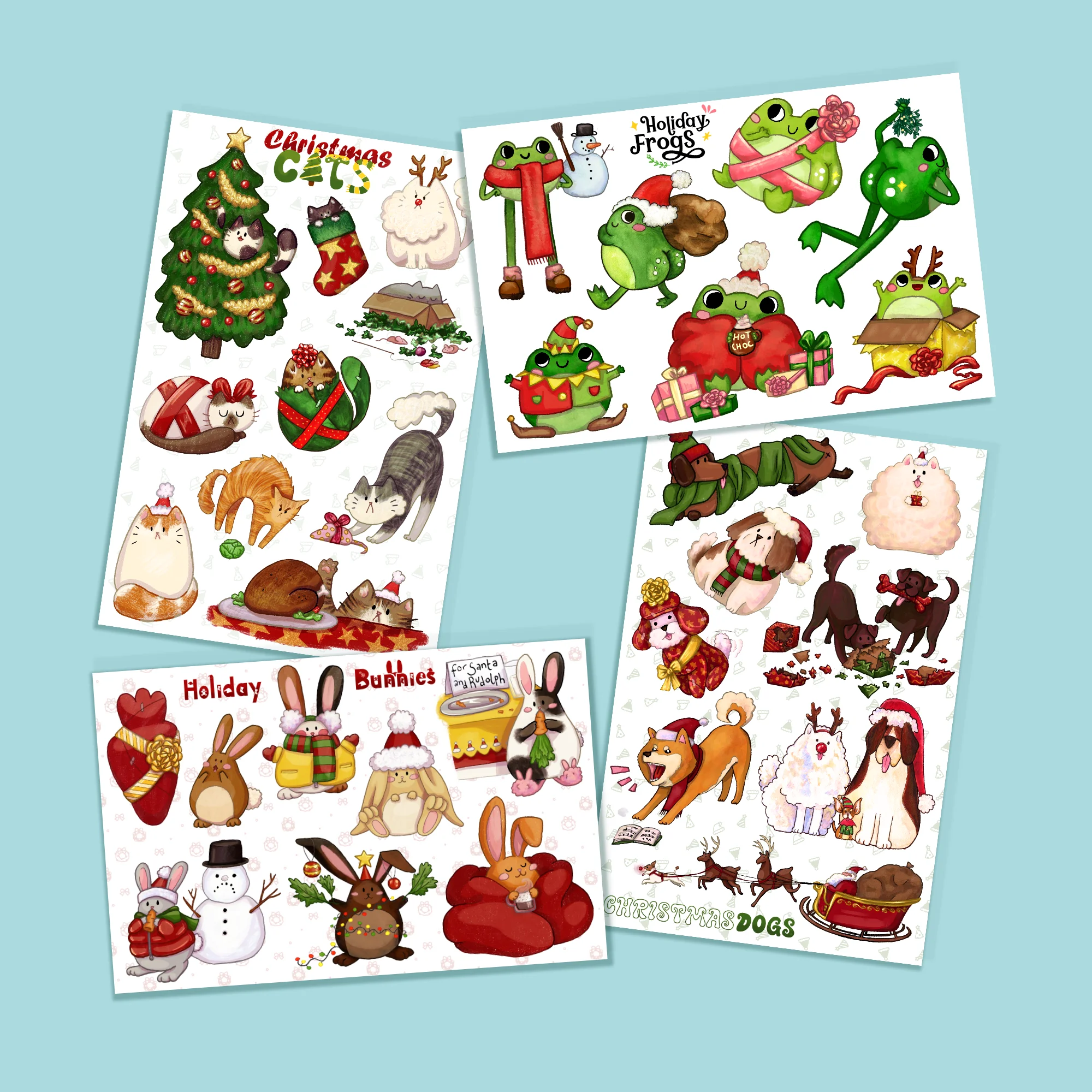 Christmas Sticker Sheets